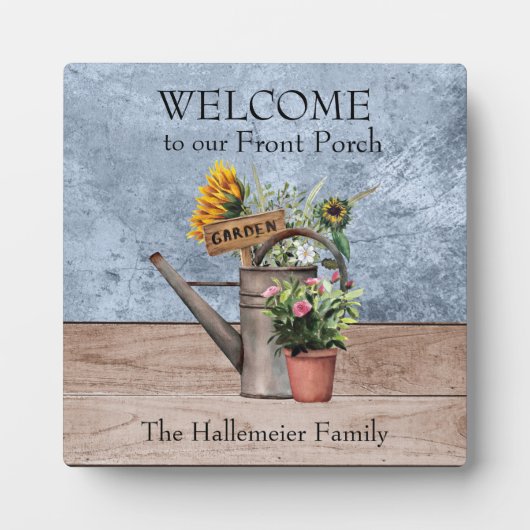 プラーク・アートワークひまわり・バラ園 フォトプラーク (正面)