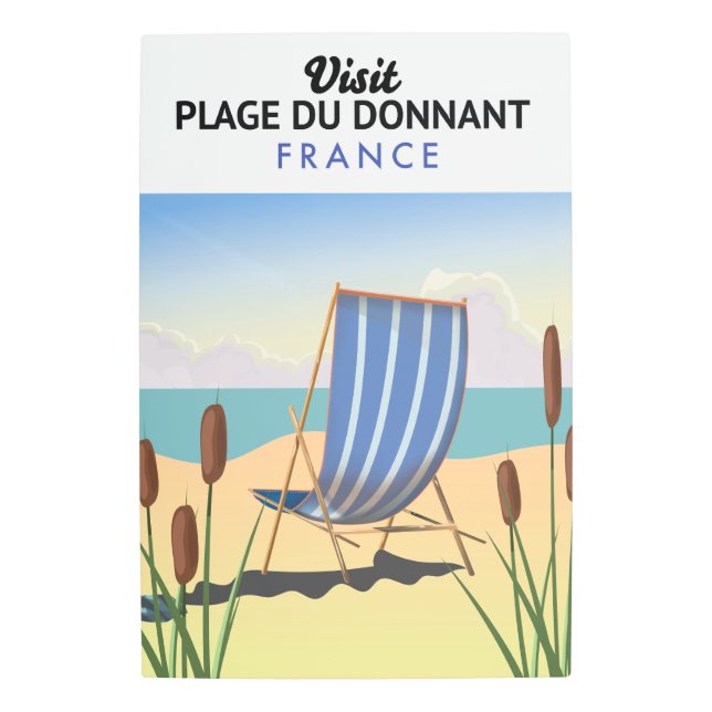 プラージュデュドナントフランス メタルプリント (正面)