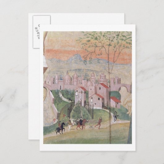 プラート市の眺め,十字架からの詳細, f ポストカード (正面/裏面)