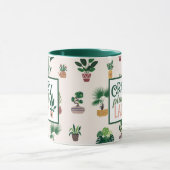 プラ熱狂するントレディおもしろいーコーヒーマグ マグカップ (中央)