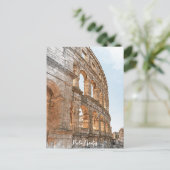 プラ素晴らしクロアチアシティランドマークトラベル ポストカード (スタンド正面)