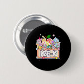 プリっぽい子供たちのPre-k卒業 2025年 幼稚園 Prek 卒業 缶バッジ (正面&裏面)