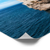 プリアの崖の上にポリニャーマーレの家 ポスター (角)