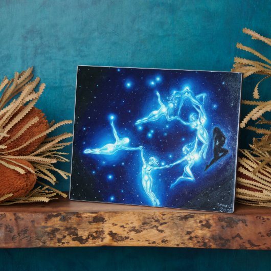 プリアデスか七人の姉妹 フォトプラーク (側面)