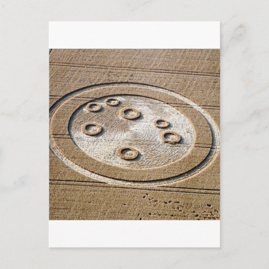 プリアデス・フロックスフィールドのミステリーサークル姉妹1994 ポストカード (正面)