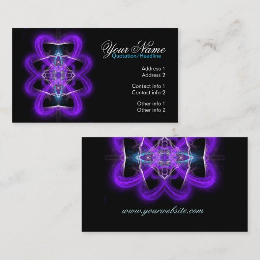 プリアハート名刺 名刺 (正面/裏面)