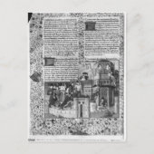 プリアモスはトロイアの再建を見ていた ポストカード (正面)