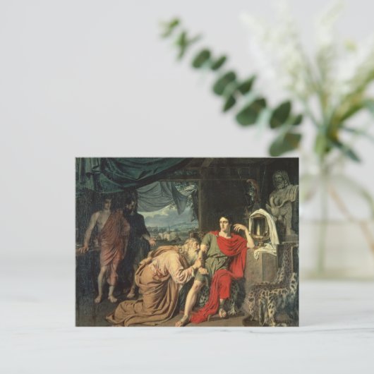 プリアモス王はアキレウスに～の帰還を頼んだ ポストカード (スタンド正面)