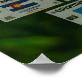 プリアンブルの完成度 – 米国憲法 ポスター (角)