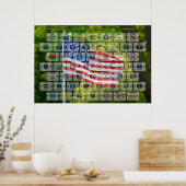 プリアンブルの完成度 – 米国憲法 ポスター (キッチン)