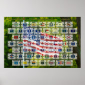 プリアンブルの完成度 – 米国憲法 ポスター (正面)