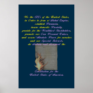 プリアンブルの書き換え ポスター