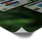 プリアンブル完全性旗 – 米国憲法ポスター ポスター (角)