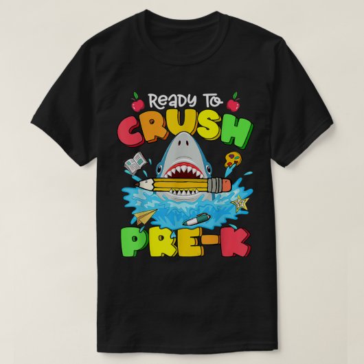 プリクシャーク新学期 Tシャツ (デザイン正面)
