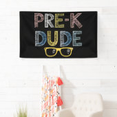 プリクドゥード新学期プリスクールの初日 横断幕 (インサイチュ)