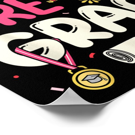 プリク恋しく思クラード就学前の女子学生 ポスター (角)