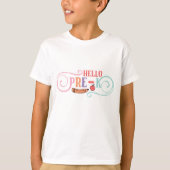 プリケーこんにちは Tシャツ (正面)