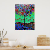 プリザート絵画の命の木 ポスター (キッチン)