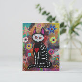 プリザールによるエル絵画ガトの死の日 ポストカード (スタンド正面)