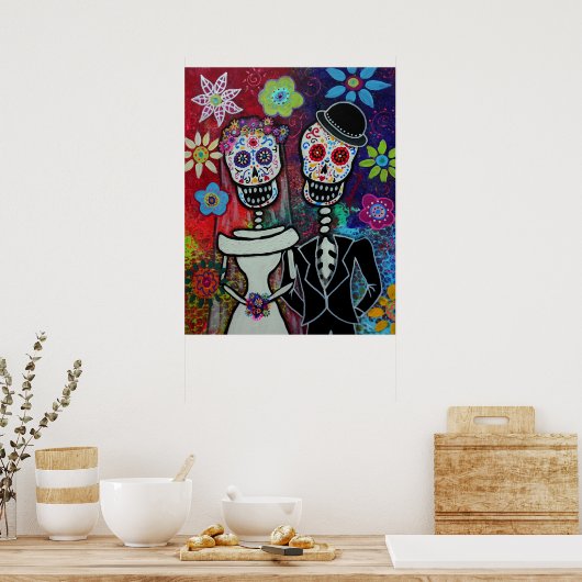 プリザールによる死んだポスターの結婚式の日 ポスター (キッチン)