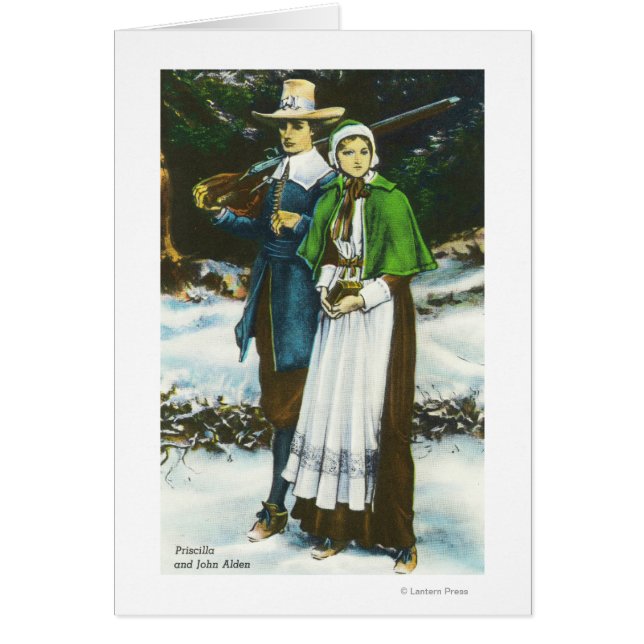 プリシラとジョン・アルデンのシーン (正面)