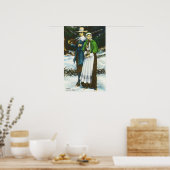 プリシラとジョン・アルデンのシーン ポスター (キッチン)