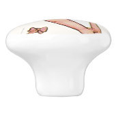 プリシラズドリーディングルヴィンテージデコーパージアート セラミックノブ (側面)