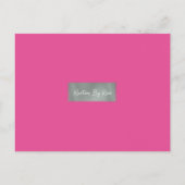 プリシラベビーシャワー招待状 インビテーションポストカード (裏面)