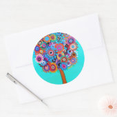 プリスお洒落アーツの命の木 ラウンドシール (封筒)
