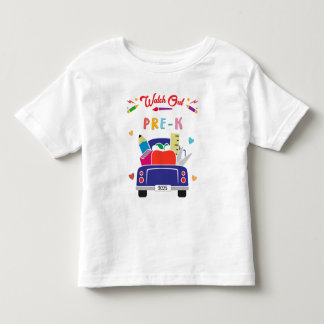 プリスクールに注意 キッズTシャツ トドラーTシャツ