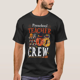 プリスクールのBooクルーの先生のハロウィンコスチューム Tシャツ