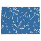 プリスクール先生グッドエンド先生Gif ラージペーパーバッグ (裏面)