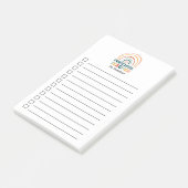 プリスクール先生レトロカラーズボホレインボー ポストイット (アングル)