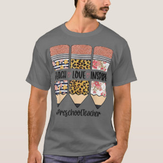 プリスクール先生教え新学期ラブインスピア Tシャツ