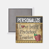 プリスクール先生 マグネット (正面/裏面)