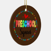 プリスクール分隊先生新学期デイケア セラミックオーナメント (右)