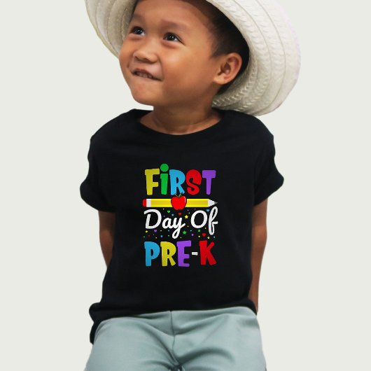 プリスクール初日 幼児Tシャツ トドラーTシャツ