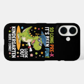 プリスクール卒園 キンダーガーテン 恐竜 ティラノサウルス Case-Mate iPhoneケース (裏面 (横))
