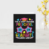 プリスクール卒業生はCl 2024卒業生に似ている カード (黄色い花)