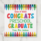 プリスクール卒業 フェイバータグ (裏面)