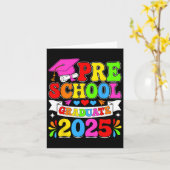 プリスクール卒業Pre-k Grad 2025 Preschool Gradu カード (黄色い花)