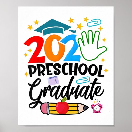 プリスクール卒業Pre-k Grad 2025 Preschool Gradu ポスター (正面)