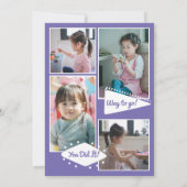 プリスクール大学院おもしろい写真雑誌カバー 案内状 (裏面)