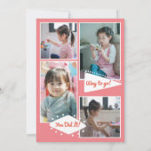 プリスクール大学院おもしろい写真雑誌カバー 案内状 (裏面)