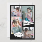 プリスクール大学院おもしろい写真雑誌カバー 案内状 (裏面)