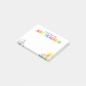 プリスクール小学校アート先生ギフトノート ポストイット (アングル)