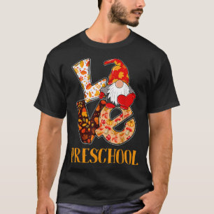 プリスクール愛の秋の秋格言のための先生と Tシャツ