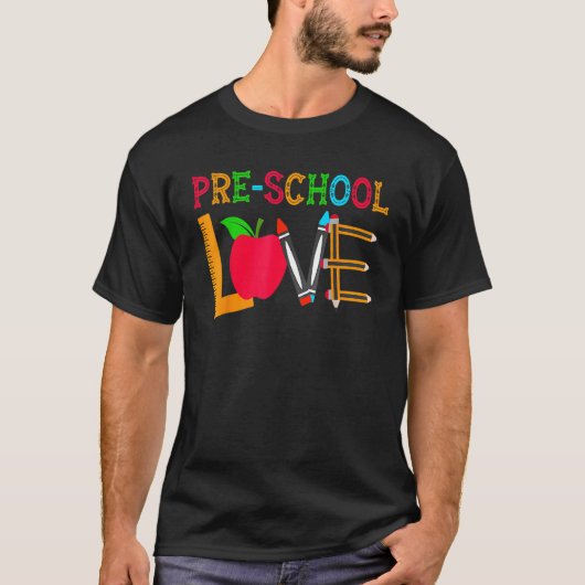 プリスクール愛先生学生教室ツール1 Tシャツ (正面)