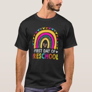 プリスクール新学期ヒョウ・ライの初日 Tシャツ