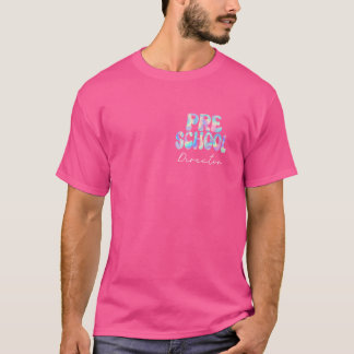 プリスクール監督グルービー新学期かわいいテアック Tシャツ